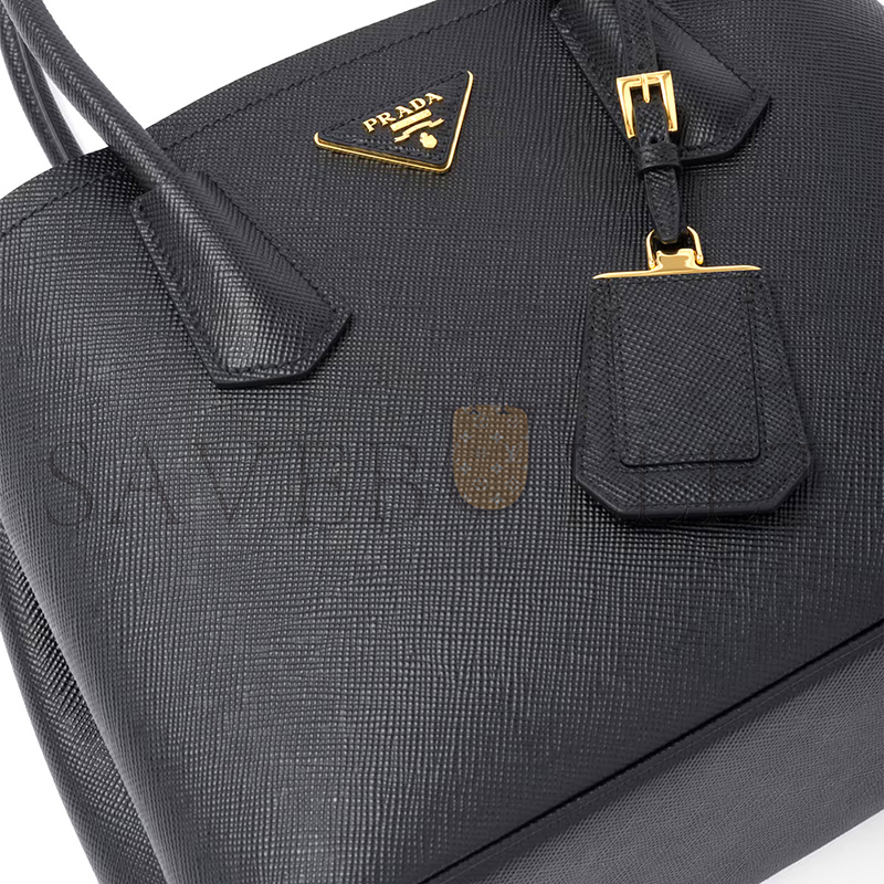 PRADA MEDIUM DOUBLE SAFFIANO LEATHER BAG 1BG887  (33*25*14.5cm) 